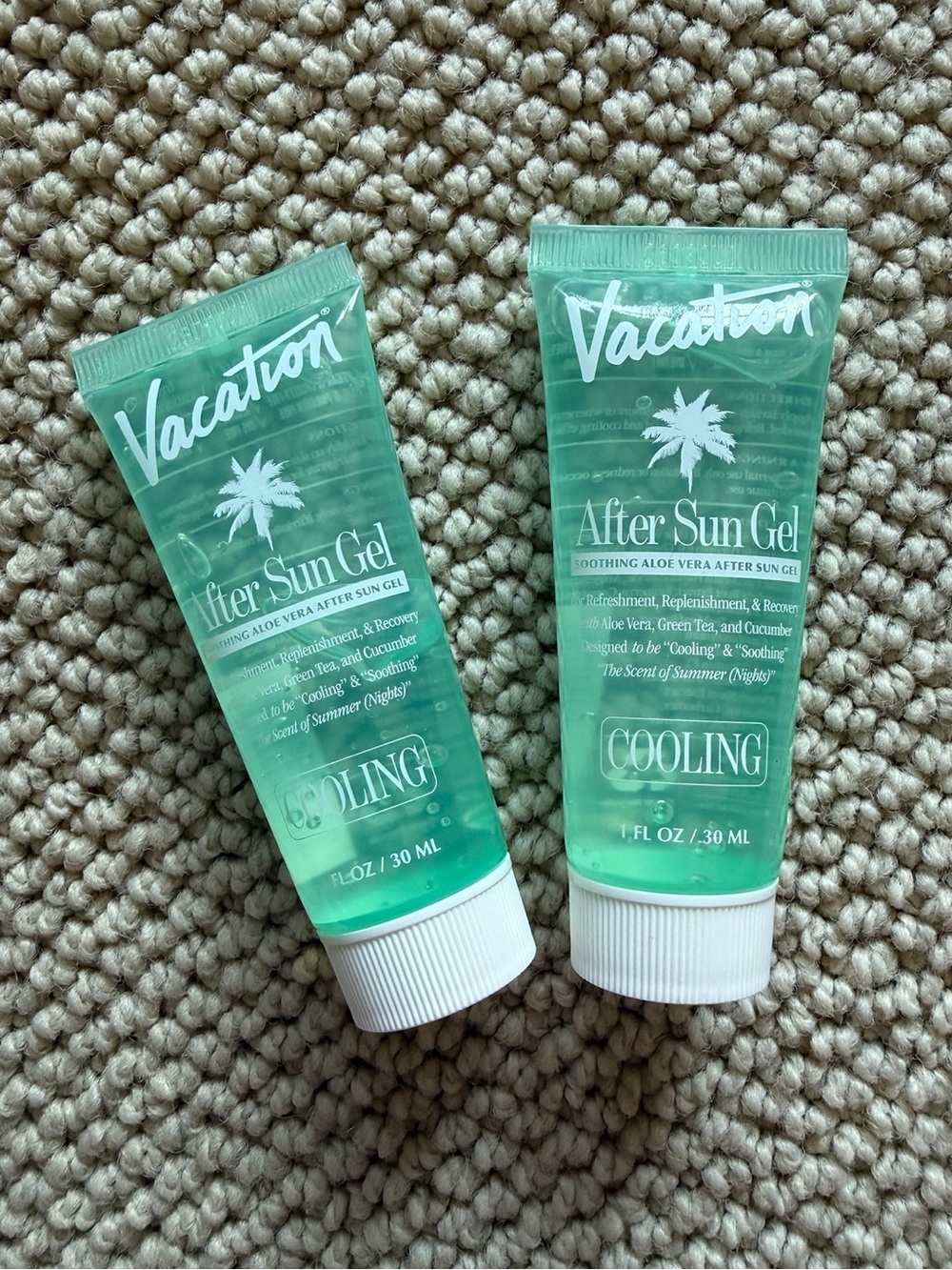 after sun cooling gel set of 2!